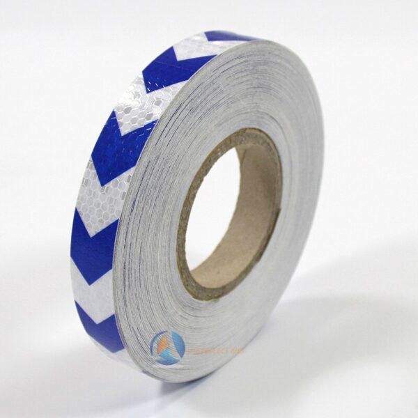 1inchx9m arrow traffic safety sign car safety reflective warning cinta reflejante pvc marking tape 5 colors