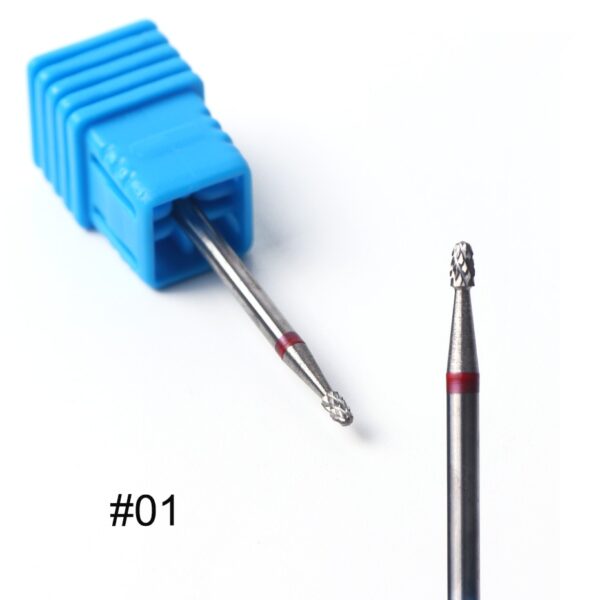 1pc Nail Drill Bit Carbide Tungsten Electric Milling Cutter Burrs Cuticle Remove Manicure Pedicure Machine Accessory Tool LY1014