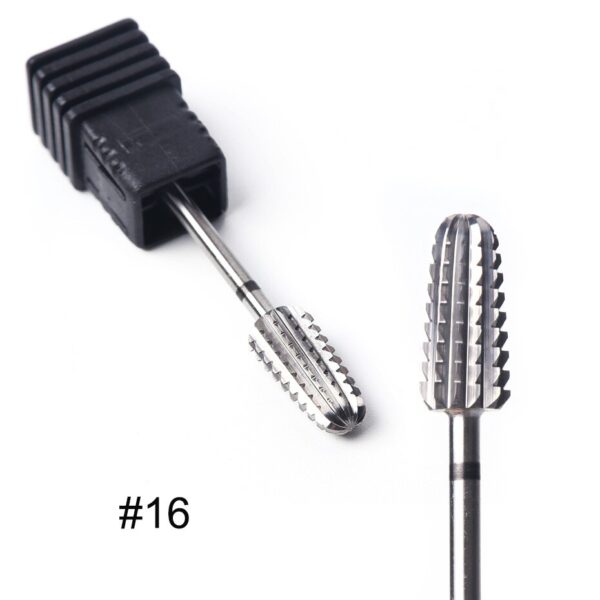 1pc Nail Drill Bit Carbide Tungsten Electric Milling Cutter Burrs Cuticle Remove Manicure Pedicure Machine Accessory Tool LY1014