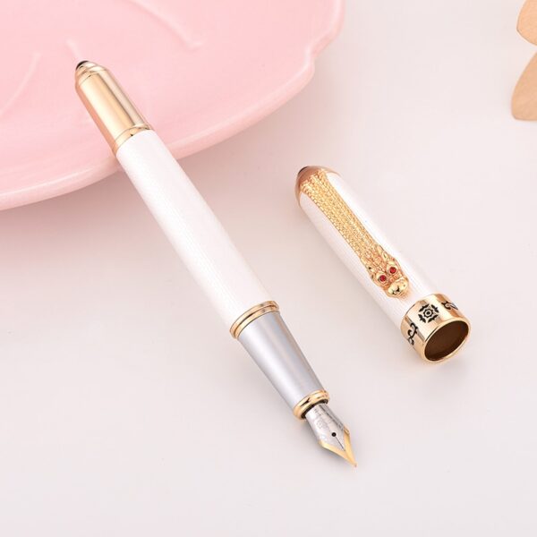 Jinhao1000 Fountain Pen Dragon Luxury Ink Pens High Quality Electroplating Caneta Tinteiro Stylo Plume Metal Pen Tip Office Gift