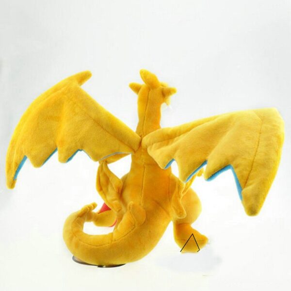 10inch Mega Charizard X Plush Toy Mega Evolution X&Y Charizard Soft Stuffed Plush Doll Cartoon Gift for Kids