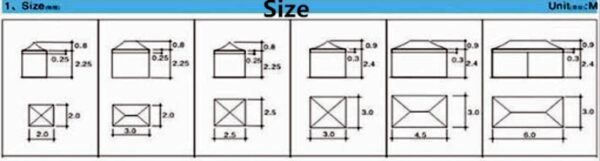 Tents Top Roof Gazebos Waterproof Garden Canopy Outdoor Marquee Awning Tent Shade Party Pawilon large folding car Pop Up white