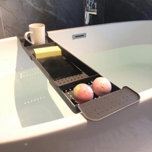 2019 New Telescopic Drain Bathtub Rack, Bathroom, Plastic Bath Basin, Rack, Bathtub, Bath And Storage Rack