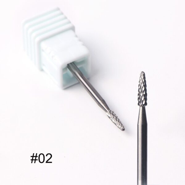 1pc Nail Drill Bit Carbide Tungsten Electric Milling Cutter Burrs Cuticle Remove Manicure Pedicure Machine Accessory Tool LY1014
