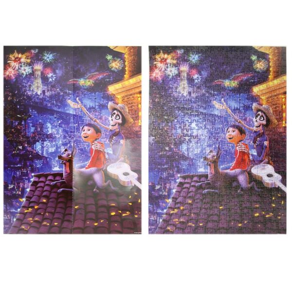 500pcs/set Coco Theme Puzzle Jigsaw Anime Miguel Movie Puzzles Jigsaw Kids Boys Birthday Party Gifts Supplies Toy