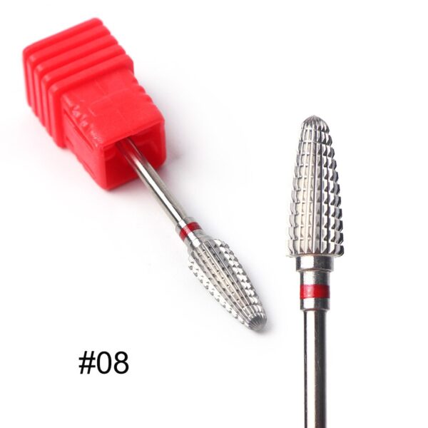1pc Nail Drill Bit Carbide Tungsten Electric Milling Cutter Burrs Cuticle Remove Manicure Pedicure Machine Accessory Tool LY1014