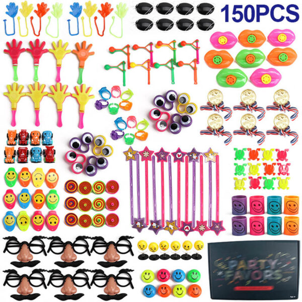 150/130/120/100 pcs Birthday Pinata Fillers Small Bulk Toys Party Gift Favors Kids Puzzle Toy Event Party Game Giveaways Prizes