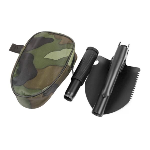 Military Portable Folding Shovel Multifunction Stainless Steel Survival Spade Trowel Garden Camping Outdoor Tool Garden Tools