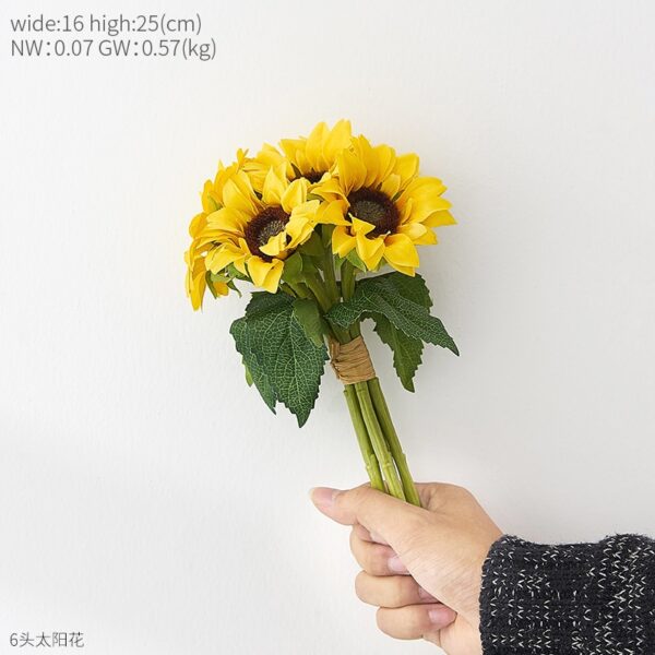 Fake Flowers Artificial Sunflower Plants Silk Flowers Fall Decorations Flores Artificiales Para Decoracion Hogar Flower Branch