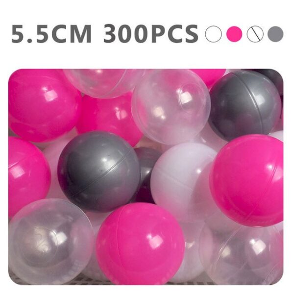 300 Pcs/Lot Eco-Friendly Plastic Balls Colorful Ball Soft Kid Ball Pit Toy Outdoor Ball Water Pool Ocean Wave Ball Dia 5.5/7 cm