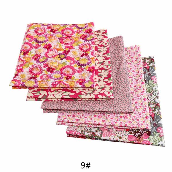 1/4 Yards Soft Print Cotton Poplin Fabric Navy 133*72 Patchwork Fabric For Diy Bedding And Handmade Accessories TJ1253