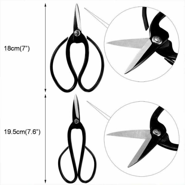 Garden Bonsai Tool Set 15pcs Carbon Steel Kit Cutter Scissors With Nylon Case Outdoor Shackle for Camping TN99