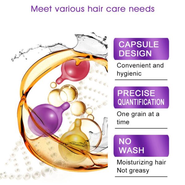 Sevich Smooth Silky Hair Vitamin Capsule Keratin Complex Oil Hair Care Repair Damaged Hair Serum Moroccan Oil Anti Hair Loss