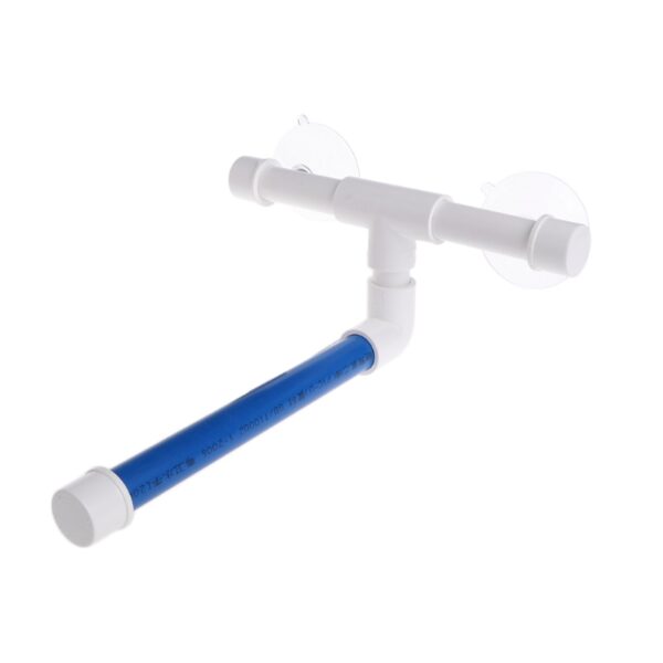 Pet Birds Wall Suction Cup Toys Paw Grinding Stand Shower Folding Perches Parrot Toys