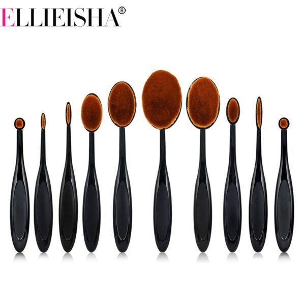 Make Up Brush Set Natural Face Mask Blush Powder Contour Concealer Foundation Liquid Makeup Brush Toothbrush Type Makeup Brushes