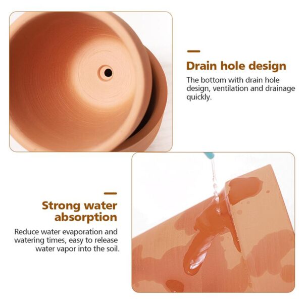 BESTOMZ 10Pcs Small Mini Terracotta Pot Clay Pottery Planter Flower Pots Succulent Nursery Pots Wedding Party Favor