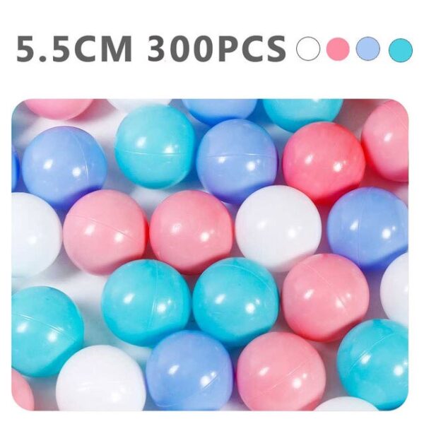 300 Pcs/Lot Eco-Friendly Plastic Balls Colorful Ball Soft Kid Ball Pit Toy Outdoor Ball Water Pool Ocean Wave Ball Dia 5.5/7 cm