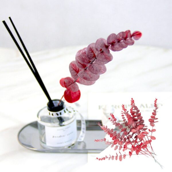 10 Piece Simulation Green Plants Eucalyptus Leaf Branch Artificial Fake Flower Wedding Shooting Prop Home Decoration Garland