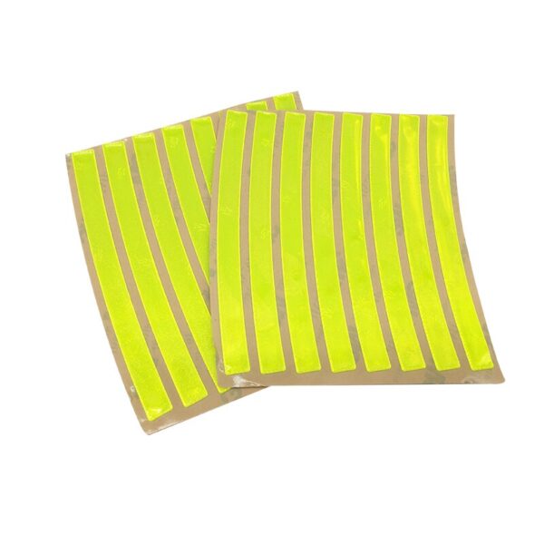 3M High Visibility Reflective Bike Wheel Sticker Self-Adhesive Safety Warning 16pcs