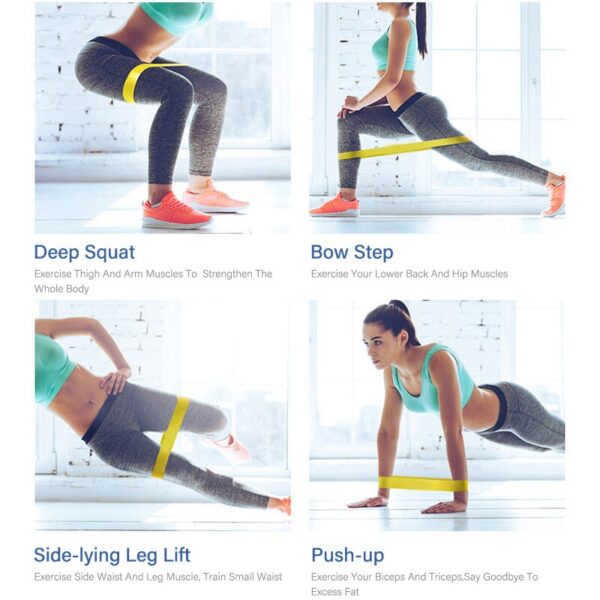 Resistance Sport Yoga Adjustable Elastic Belt Workout Kit Exercise Stretch Loop Home Gym Pilates Training Leg Fitness Equipment