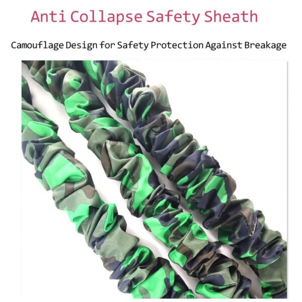 Fitness Bands Tension Belt With Three Hole Tension Adjustment Chest Expansion Multifunctional Armrest Latex Thruster Training