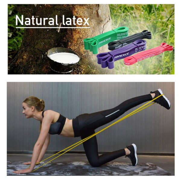 Latex Pull Up Elastic Band Resistance Bands Gym Expander Yoga Workout Rubber Loop Strengthening Training Power Fitness Exercise