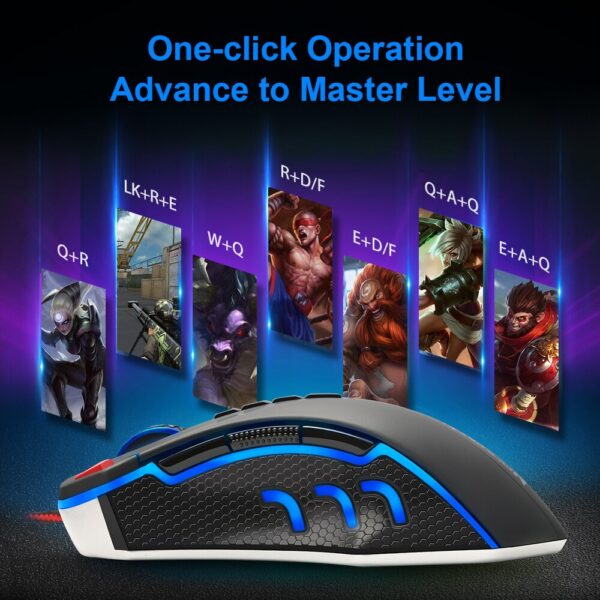 Redragon TITANOBOA2 CHROMA M802 USB Wired Gaming Computer Mouse 24000DPI 10 buttons RGB mice Programmable ergonomic PC Gamer