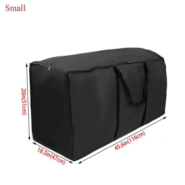 Black Heavy Duty Waterproof Garden Furniture Covers Outdoor Cushion Storage Bag Christmas Tree Organizer