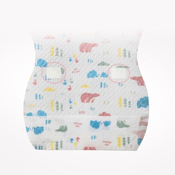 20 Pcs Baby Disposable Bibs Non-Woven Fabric Baby Toddler Bibs Feeding Saliva Apron Paper Bibs