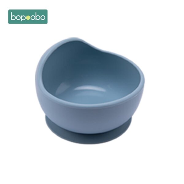 Bopoobo 1PC Silicone Bowl Baby BPA Free Silicone Chewing Food Grade Newborn Accessories Teeth Baby Feeding Supplies