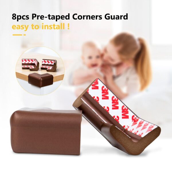 Orzbow 5M Baby Safety Corner Protectors Home Protection For Children Baby Proofing Edge Corner Cushion For Kids Furniture Bumper