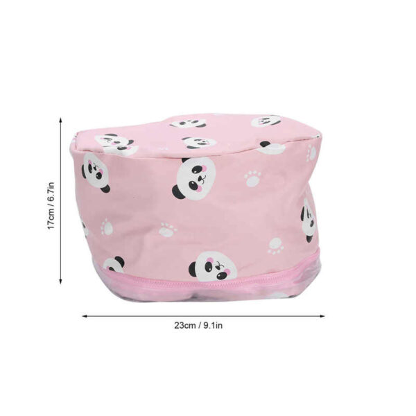 3 Modes Adjustable Electric Hair Steamer Cap Panda Pattern Hair Color Thermal Treatment Hat Home Salon Hair SPA Care 220V