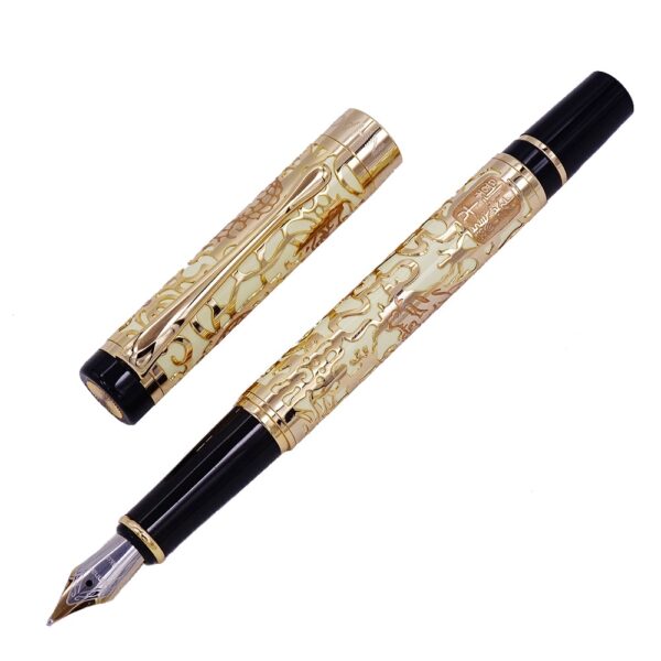 High Quality Luxury JinHao Dragon Fountain Pen Vintage Ink Pens for Writing Office Supplies Stationery Gift caneta tinteiro