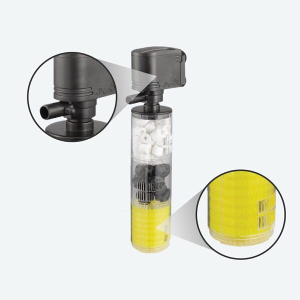 1000-3500L/H Submersible Water Internal Filter Pump EU Plug For Aquarium Fish Tank Aquario Accessory Aquatic Pet Filters Supply