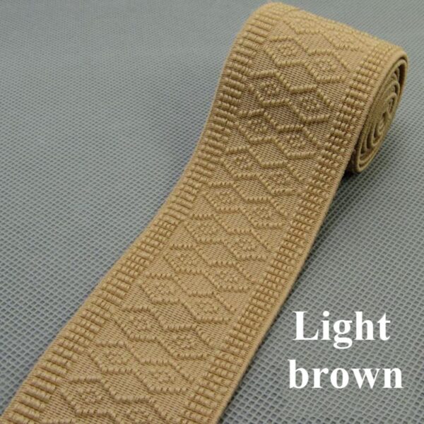 Meetee 50mm Elastic Bands Colorful Pattern DIY Crafts Sewing Waistband Clothing Pants Handmade Accessories AP584