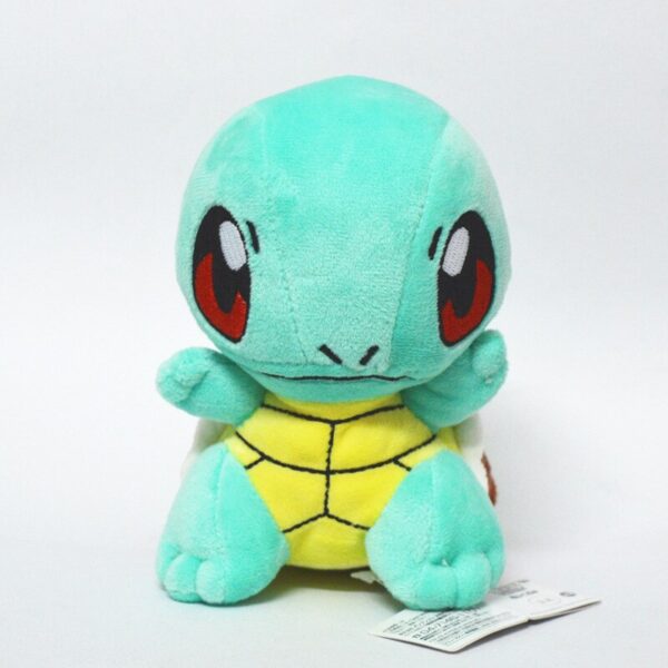 3Pcs/Set Eevee Anime Figure Bulbasaur Charmander Squirtle Plush Doll Stuffed Animals Game Elf Kids Toys 12-16CM