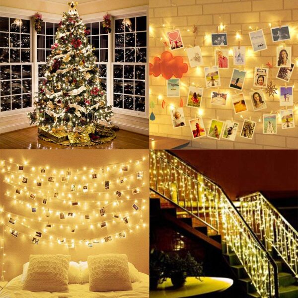 2m/5m/10m Photo Clip String Lights Led Usb Outdoor Battery Operated Garland With Clothespins For Home Decoration String Lights