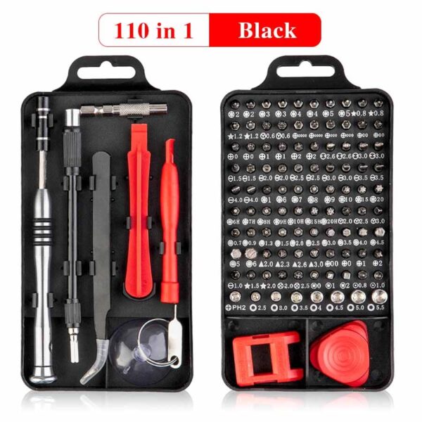 115/110 in 1 Screwdriver Set Mini Precision Screwdriver Multi Computer PC Mobile Phone Device Repair Hand Home Tools