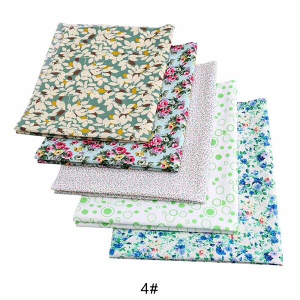 1/4 Yards Soft Print Cotton Poplin Fabric Navy 133*72 Patchwork Fabric For Diy Bedding And Handmade Accessories TJ1253