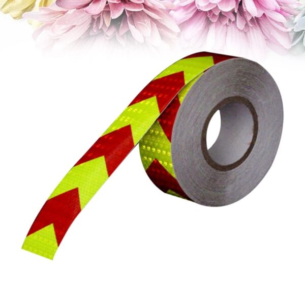Arrow Conspicuity Tape Reflective Safety Warning Sign Car Truck RV Reflective Hazard Tape Conspicuity Safety Marking Fluorescent