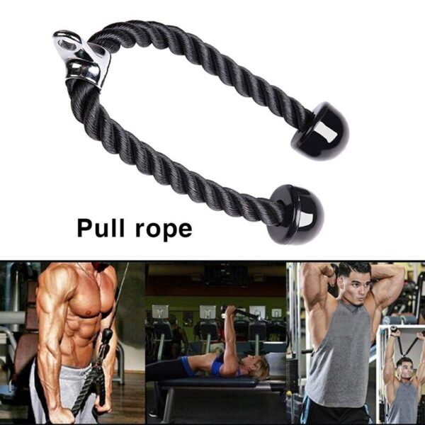 Fitness Equipment Nylon Drawstring Biceps Drawstring Triceps Drawstring For Exercise Triceps, Biceps, Back, Shoulder And Abdomin