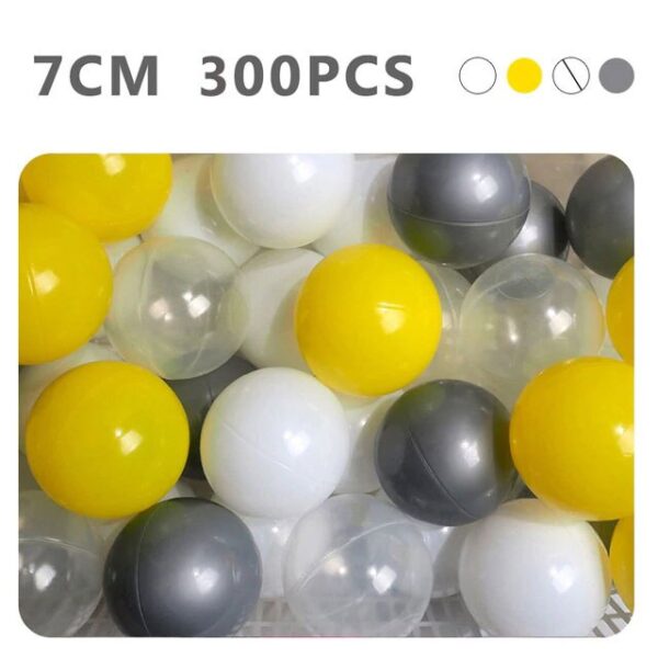 300 Pcs/Lot Eco-Friendly Plastic Balls Colorful Ball Soft Kid Ball Pit Toy Outdoor Ball Water Pool Ocean Wave Ball Dia 5.5/7 cm