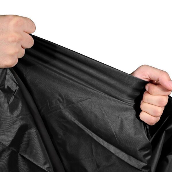 Universal Waterproof Boat Cover Uv Protection Towed Fishing V Type High Elastic Adjustable Boat Cover W/ Storage Bag Buckle