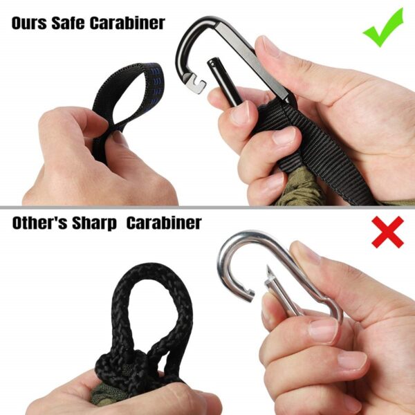 2020 Camping Hammock with Mosquito Net Pop-Up Light Portable Outdoor Parachute Hammocks Swing Sleeping Hammock Camping Stuff