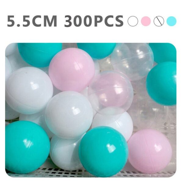 300 Pcs/Lot Eco-Friendly Plastic Balls Colorful Ball Soft Kid Ball Pit Toy Outdoor Ball Water Pool Ocean Wave Ball Dia 5.5/7 cm