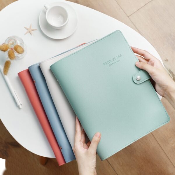 Macaron Cute Spiral Notebooks Stationery Fine Office School Personal Agenda Organizer Binder Diary Weekly Planner Gift B5