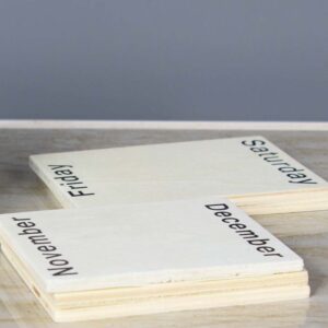 Wooden Perpetual Calendar...