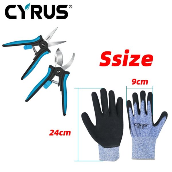 Shears Pruner Secateurs Pruning Scissors Bypass Sharpener Clippers Garden Tool Bonsai Flower Cultivating Solid Snip Floral Mini