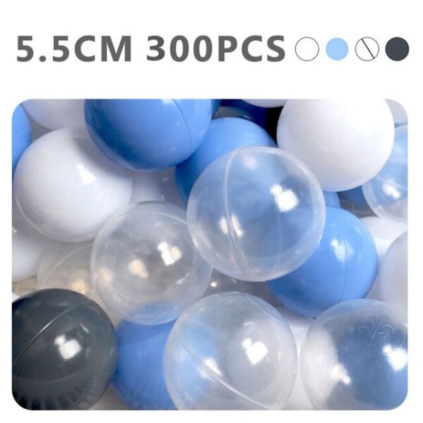 300 Pcs/Lot Eco-Friendly Plastic Balls Colorful Ball Soft Kid Ball Pit Toy Outdoor Ball Water Pool Ocean Wave Ball Dia 5.5/7 cm
