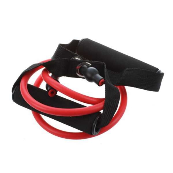 2 Pieces Resistance Band Exercise Cord Muscle Chest Expander Fitness Band with Handle for Exercise Yoga Workout